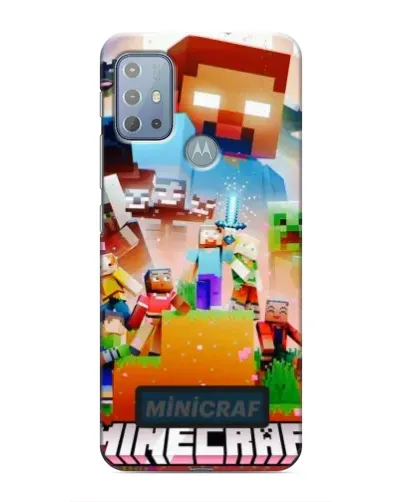Чехол для Motorola MOTO G20 с картинкой «Minecraft герои игры» Чехол для Motorola MOTO G20 с картинкой «Minecraft герои игры»