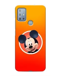 Чехол для Motorola MOTO G20 с картинкой «Mickey в круге»