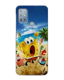 Чехол для Motorola MOTO G20 с картинкой «Развлечения на пляже»