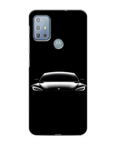 Чехол для Motorola MOTO G20 с картинкой «Фары Tesla Night» Чехол для Motorola MOTO G20 с картинкой «Фары Tesla Night»