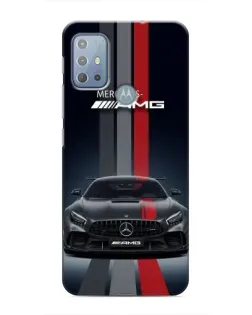 Чехол для Motorola MOTO G20 с картинкой «Mercedes — белый карбон»