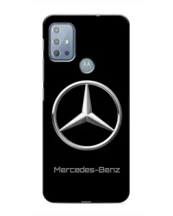 Чехол для Motorola MOTO G20 с картинкой «Mercedes Silver Logo»