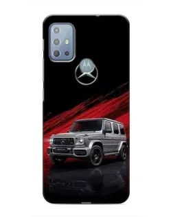 Чехол для Motorola MOTO G20 с картинкой «Mercedes G-Class красный»