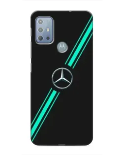 Чехол для Motorola MOTO G20 с картинкой «Спортивные линии Mercedes»
