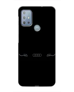 Чехол для Motorola MOTO G20 с картинкой «Audi — световой подпись» Чехол для Motorola MOTO G20 с картинкой «Audi — световой подпись»