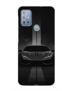 Чехол для Motorola MOTO G20 с картинкой «Lamborghini симметрия дорог»