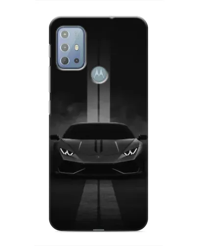 Чехол для Motorola MOTO G20 с картинкой «Lamborghini симметрия дорог»