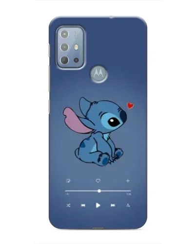Чехол для Motorola MOTO G20 с картинкой «Музыкальный Stitch»