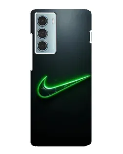 Чехол для Motorola MOTO G200 с картинкой «Неоновый контур Nike»