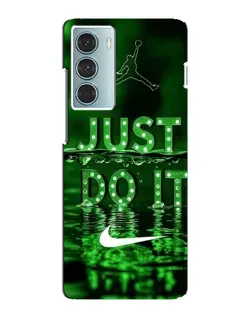 Чехол для Motorola MOTO G200 с картинкой «Зеленый неоновый Nike»