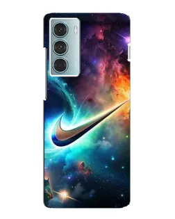 Чехол для Motorola MOTO G200 с картинкой «Космический Nike Swoosh»