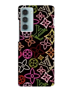 Чехол для Motorola MOTO G200 с картинкой «Неоновый микс Nike»