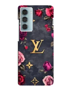Чехол для Motorola MOTO G200 с картинкой «Цветочный Louis Vuitton»