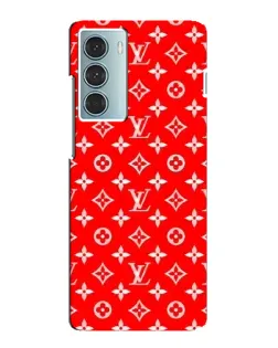 Чехол для Motorola MOTO G200 с картинкой «Яркий паттерн LV»