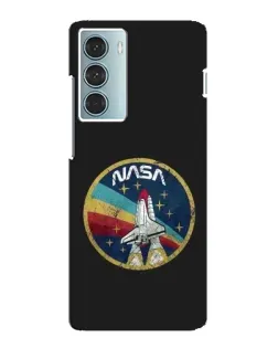Чехол для Motorola MOTO G200 с картинкой «NASA — эмблема миссии»