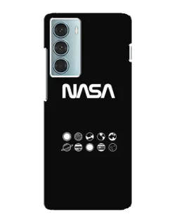 Чехол для Motorola MOTO G200 с картинкой «NASA — технический принт»