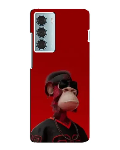 Чехол для Motorola MOTO G200 с картинкой «Bored Ape в красном» Чехол для Motorola MOTO G200 с картинкой «Bored Ape в красном»