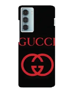 Чехол для Motorola MOTO G200 с картинкой «Gucci — красный логотип»