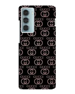 Чехол для Motorola MOTO G200 с картинкой «Классическая монограмма Gucci»