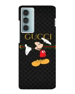 Чехол для Motorola MOTO G200 с картинкой «Микки Маус Gucci»
