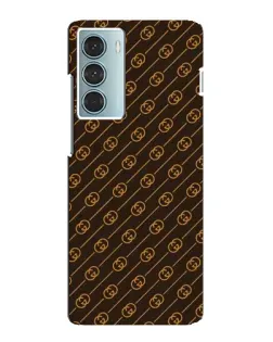 Чехол для Motorola MOTO G200 с картинкой «Gucci — золотые диагонали»