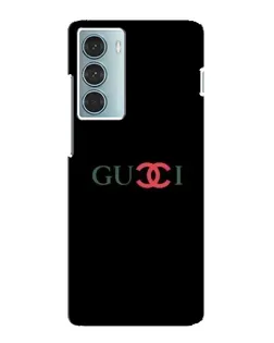 Чехол для Motorola MOTO G200 с картинкой «Gucci — красный градиент»