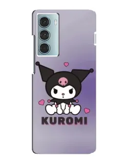 Чехол для Motorola MOTO G200 с картинкой «Kuromi — фиолетовый арт»