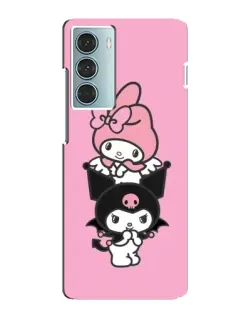 Чехол для Motorola MOTO G200 с картинкой «My Melody и Kuromi»