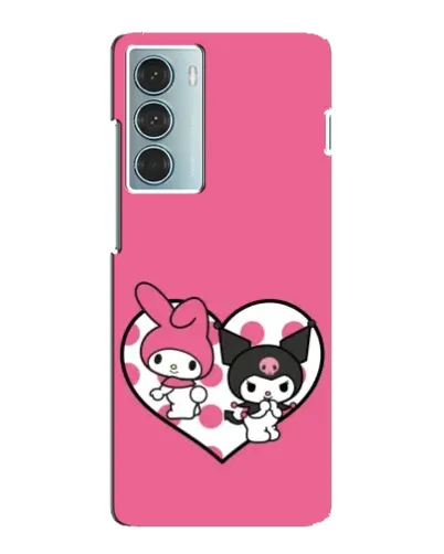 Чехол для Motorola MOTO G200 с картинкой «Kuromi и My Melody» Чехол для Motorola MOTO G200 с картинкой «Kuromi и My Melody»