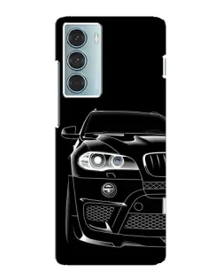 Чехол для Motorola MOTO G200 с картинкой «Темный силуэт BMW»