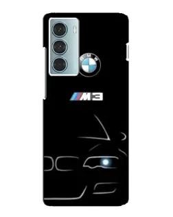 Чехол для Motorola MOTO G200 с картинкой «Минималистичный принт BMW M3»
