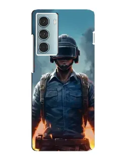 Чехол для Motorola MOTO G200 с картинкой «PUBG — реалистичный герой»