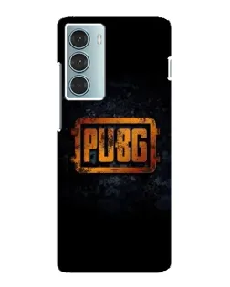 Чехол для Motorola MOTO G200 с картинкой «PUBG — золотой логотип»