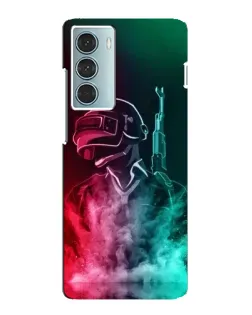 Чехол для Motorola MOTO G200 с картинкой «PUBG — огненный воин»