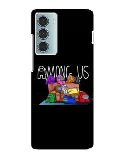 Чехол для Motorola MOTO G200 с картинкой «Логотип Among Us»