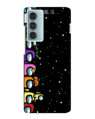 Чехол для Motorola MOTO G200 с картинкой «Команда Among Us»