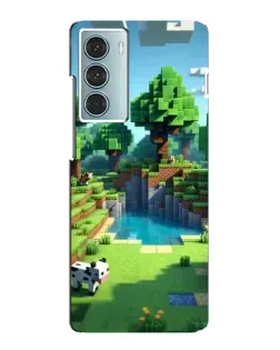Чехол для Motorola MOTO G200 с картинкой «Minecraft летний день»