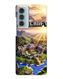 Чехол для Motorola MOTO G200 с картинкой «Minecraft панорама»