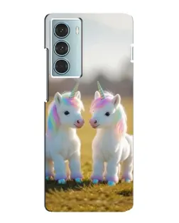 Чохол для Motorola MOTO G200 з картинкою «Пара єдинорогів»