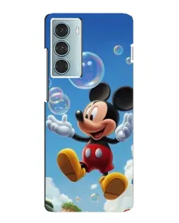 Чехол для Motorola MOTO G200 с картинкой «Mickey и мыльные пузыри»