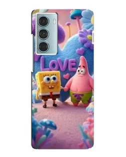 Чехол для Motorola MOTO G200 с картинкой «Губка Боб Патрик»