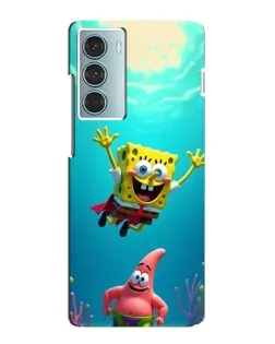 Чохол для Motorola MOTO G200 з картинкою «Спанч Боб під водою»