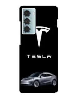Чехол для Motorola MOTO G200 с картинкой «Tesla Model Y»