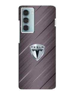 Чехол для Motorola MOTO G200 с картинкой «Металлическая текстура Tesla»