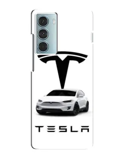 Чехол для Motorola MOTO G200 с картинкой «Tesla White Style»