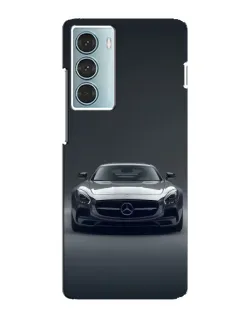 Чехол для Motorola MOTO G200 с картинкой «Mercedes на черном»