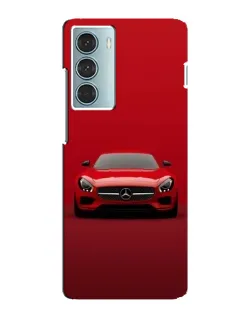 Чехол для Motorola MOTO G200 с картинкой «Красный Mercedes AMG»