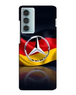 Чехол для Motorola MOTO G200 с картинкой «Mercedes — флаг Германии»