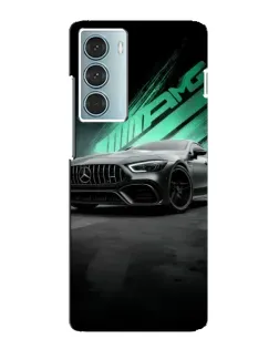 Чехол для Motorola MOTO G200 с картинкой «Темный Mercedes AMG»