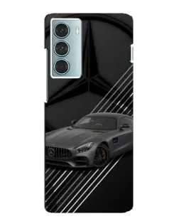 Чехол для Motorola MOTO G200 с картинкой «Mercedes AMG — графика»